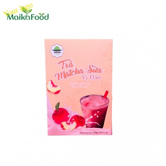 Trà matcha sữa - vị đào